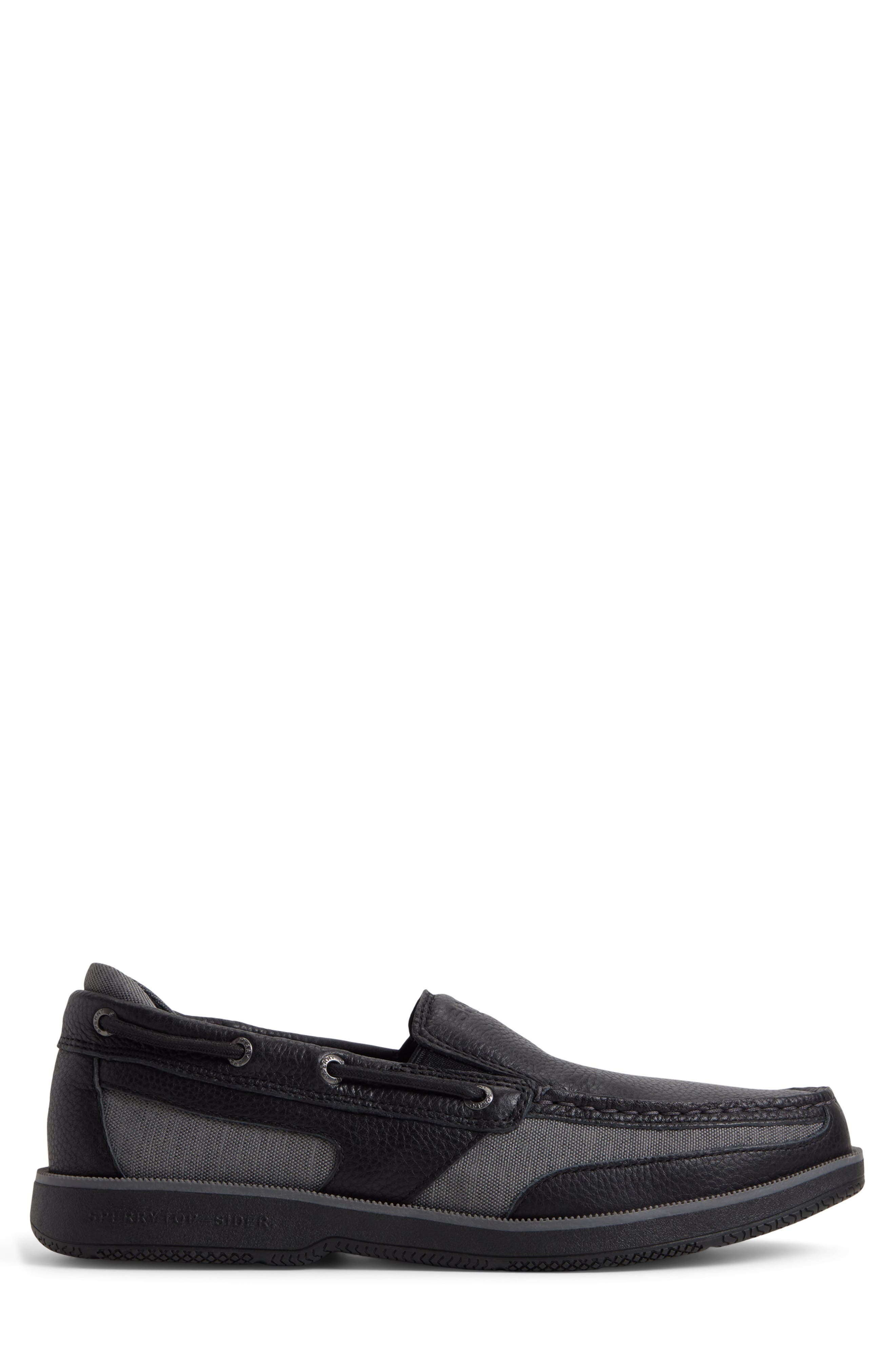 Sperry Surveyor Boat Shoe, Alternate, color, Black