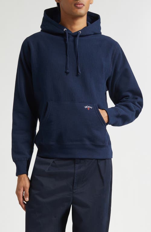 Noah Classic Cotton French Terry Hoodie in Navy  product