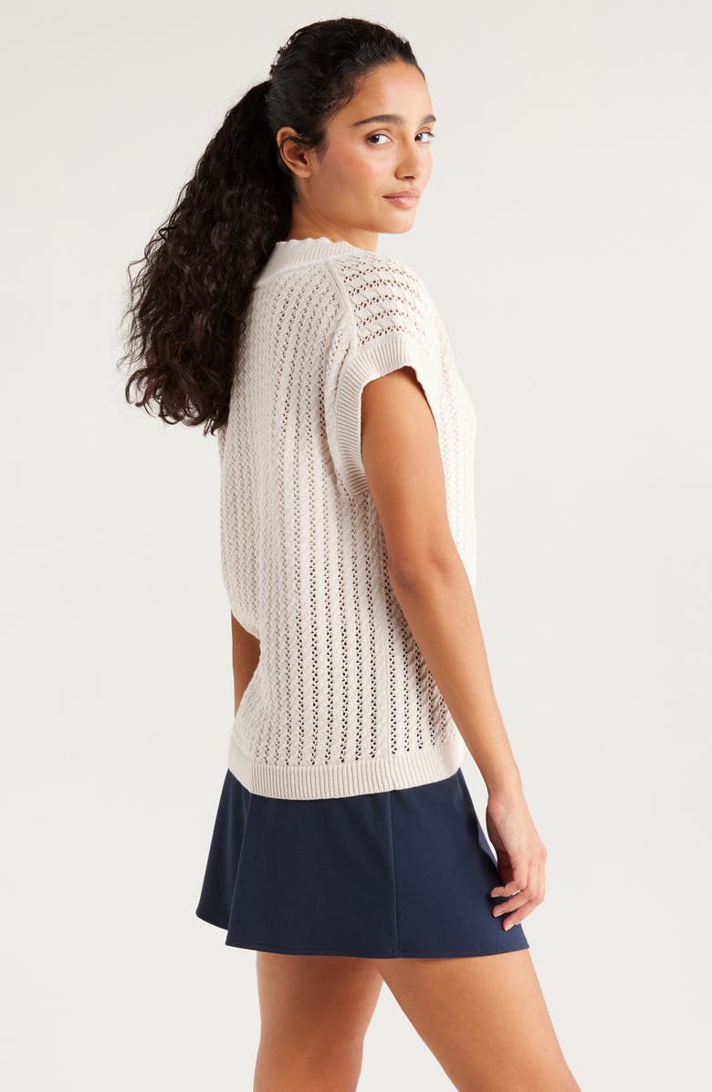 Recess Pickleball x Zella Court Sweater Vest, Alternate, color, Grey Moonbeam