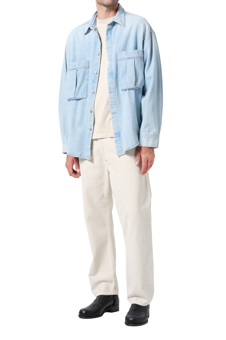 Clark Denim Button-Up Shirt Jacket, Alternate, color, PREMISE INDIGO