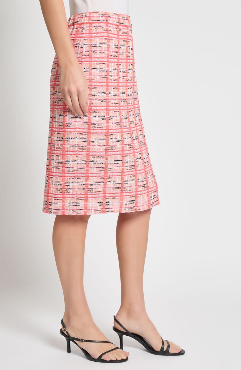 Ming Wang Textured Knit Skirt, Alternate, color, 
