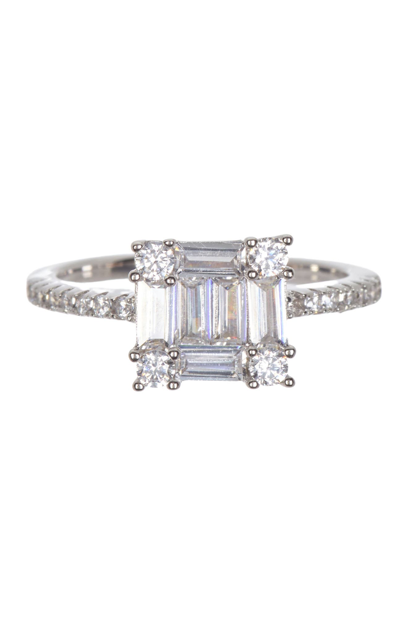 SUZY LEVIAN Baguette CZ Ring