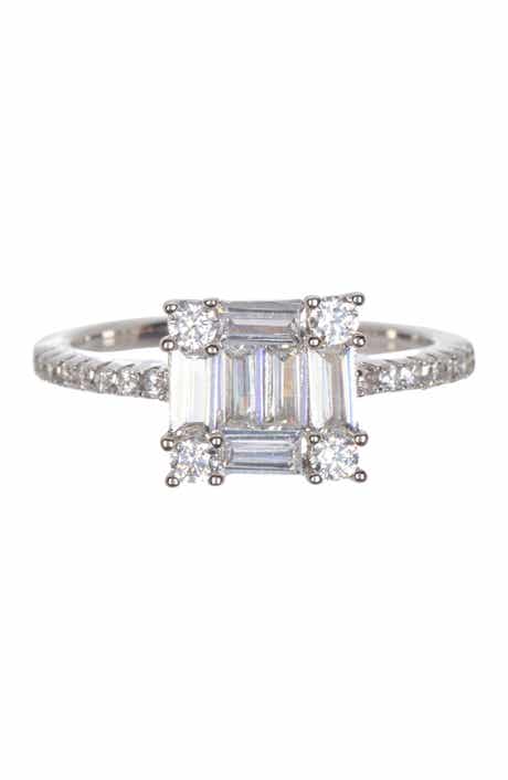 SUZY LEVIAN Baguette CZ Ring
