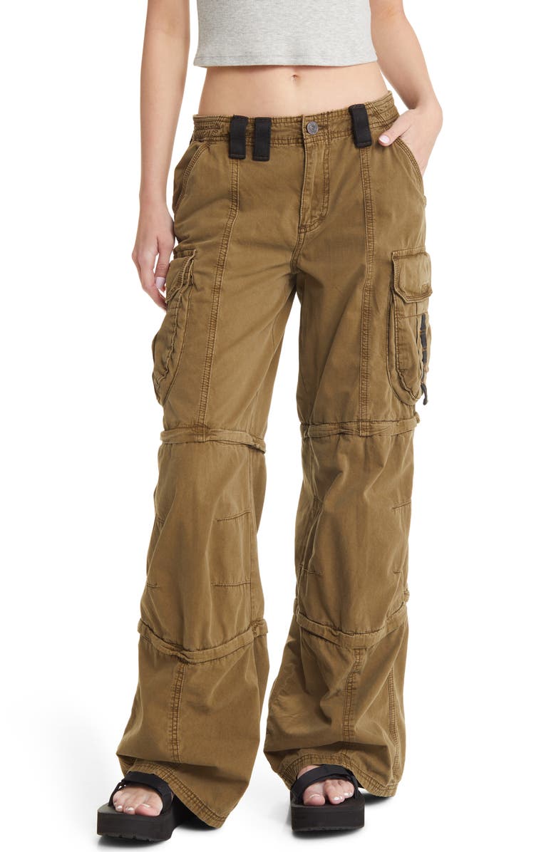 BDG Urban Outfitters Zip Convertible Twill Cargo Pants, Main, color, 