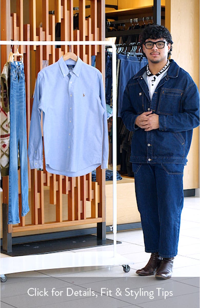 The Iconic Solid Cotton Button-Down Oxford Shirt, sales video thumbnail