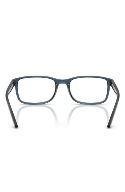 Prada Linea Rossa 55mm Pillow Optical Glasses In Gray