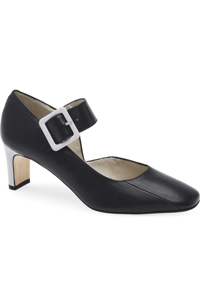 Amalfi by Rangoni Superbro Square Toe Pump, Main, color, Black