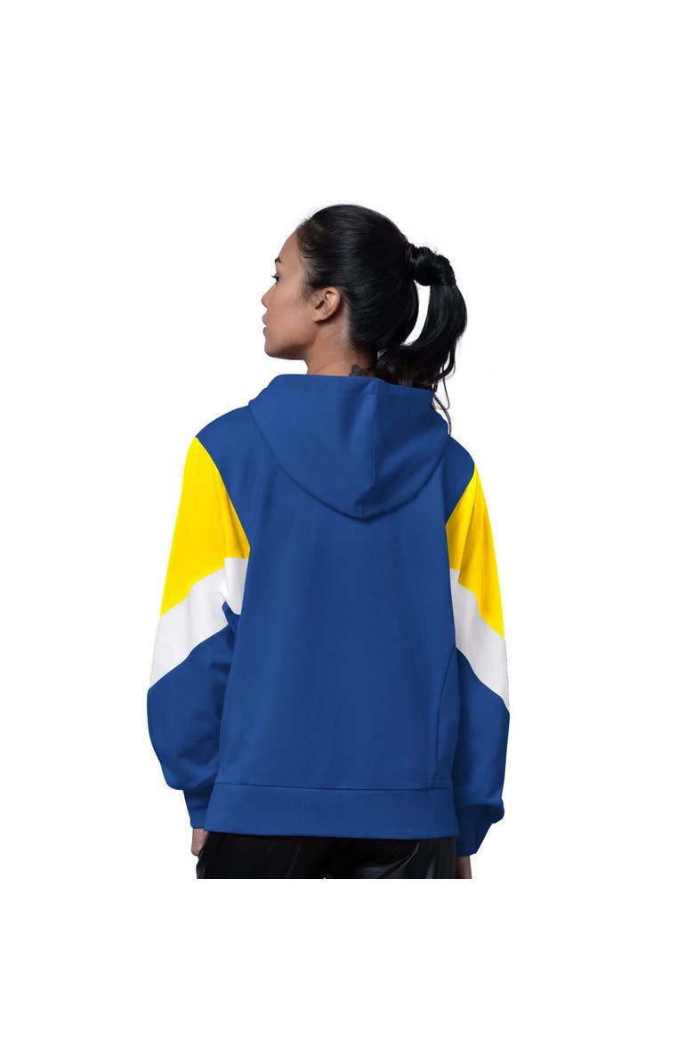 STARTER Women
s Starter Royal Los Angeles Rams Scrimmage Hoodie, Alternate, color, Royal