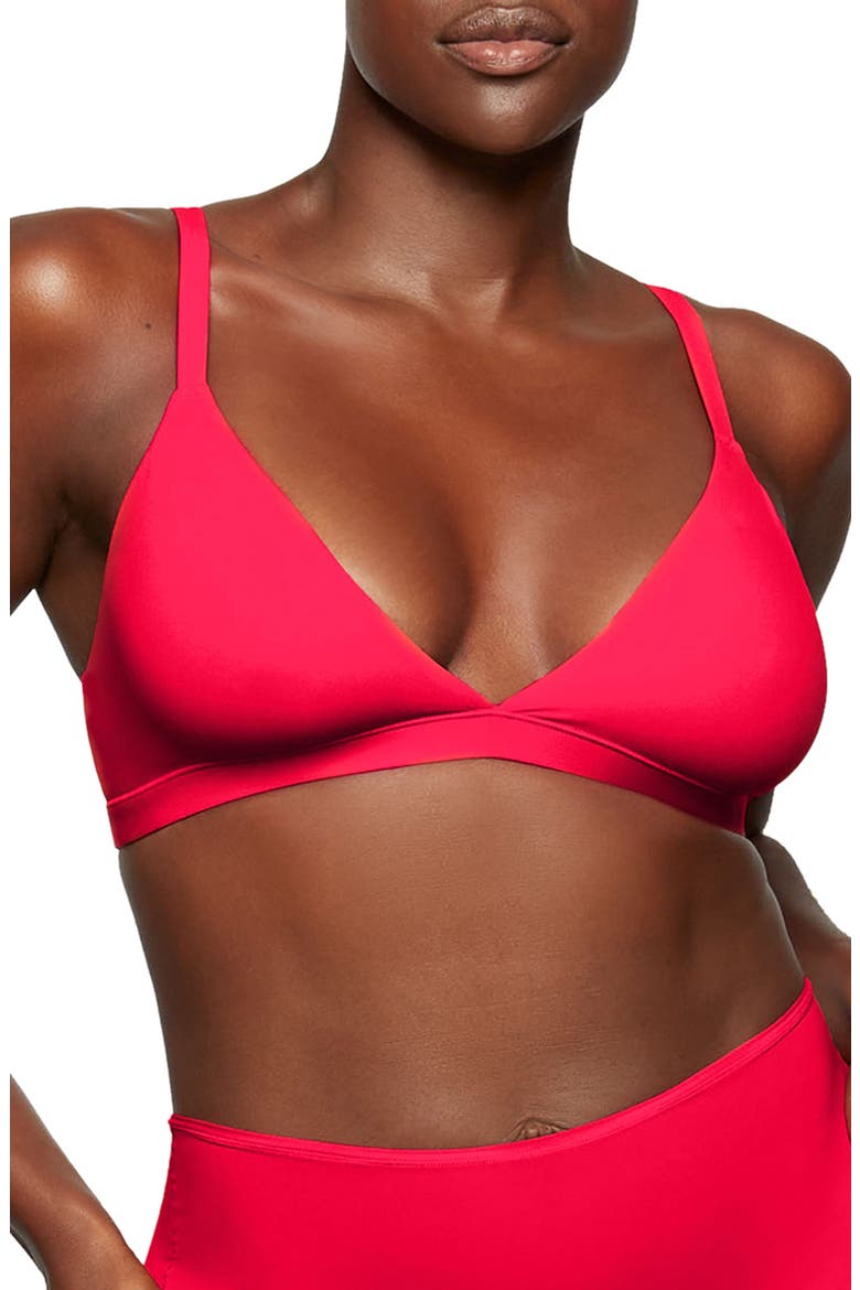 Fits Everybody Assorted 2-Pack Triangle Bralettes, Alternate, color, BRICK MULTI