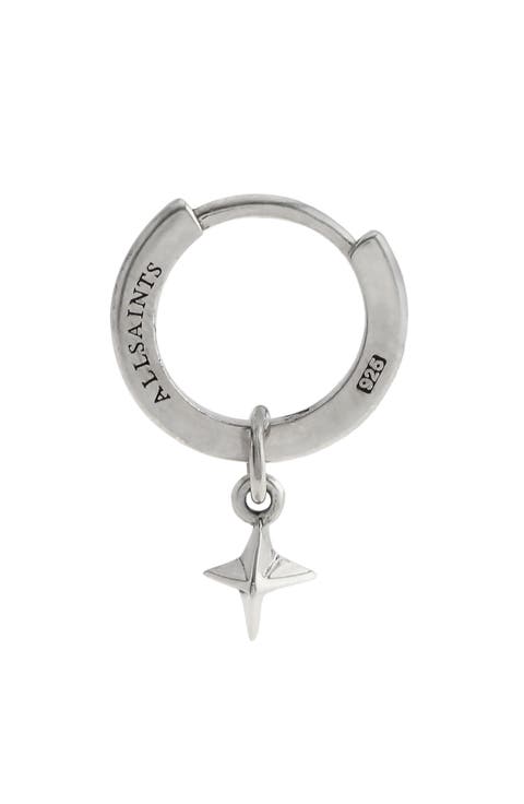 Men's Star Huggie Hoop Earring