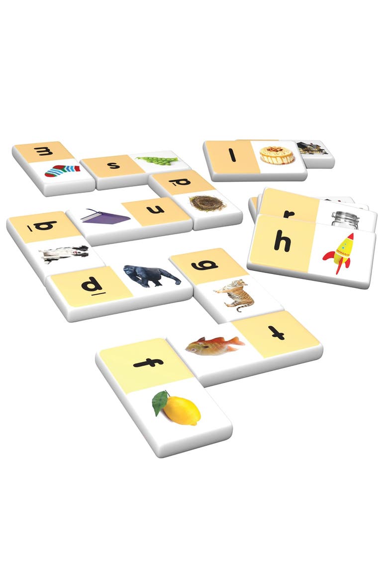 Beginning Sounds Dominoes, Alternate, color, Multicolored