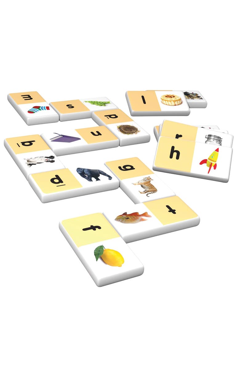 Junior Learning Beginning Sounds Dominoes, Alternate, color, Multicolored