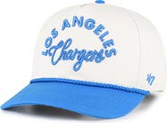 '47 Women's '47 Natural Los Angeles Chargers Rope Script Hitch Adjustable Hat