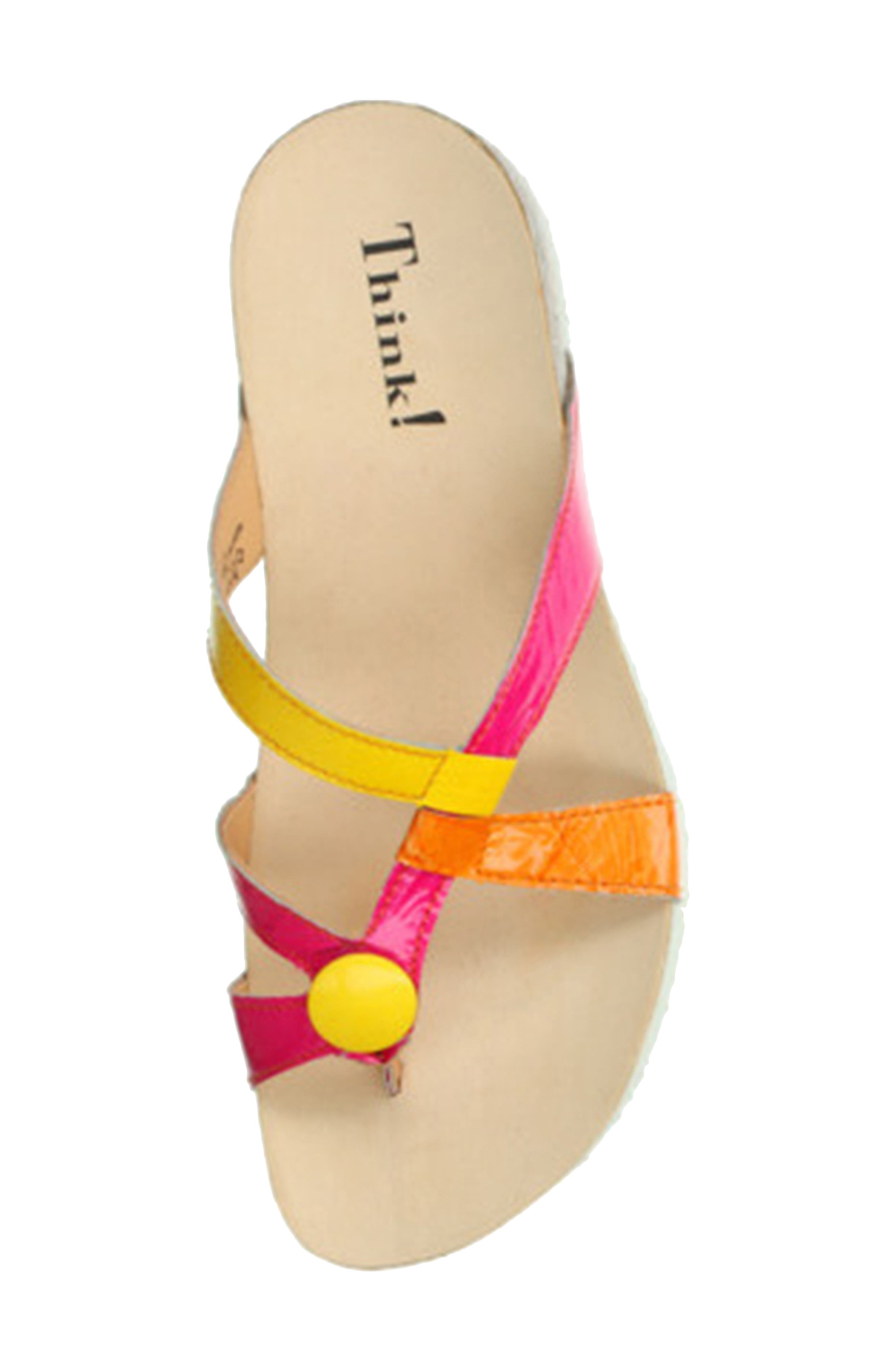 Think! 'Julia' Sandal, Alternate, color, Flamingo/Kombi