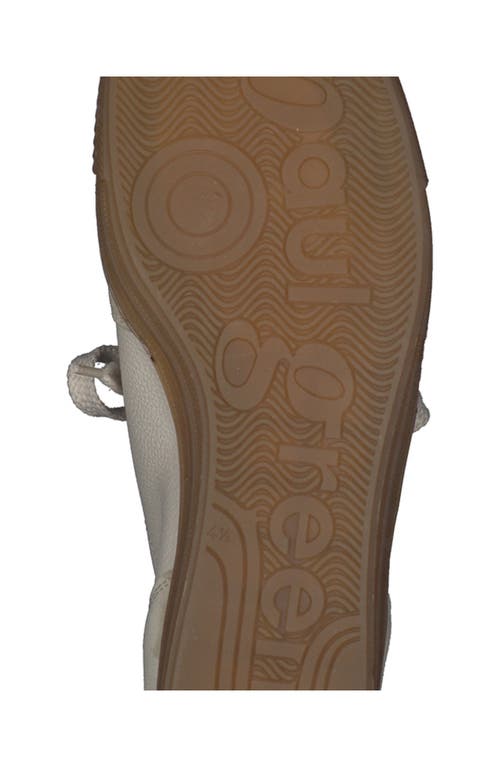 Paul Green Tilly Sneaker In Biscuit Suede Combo
