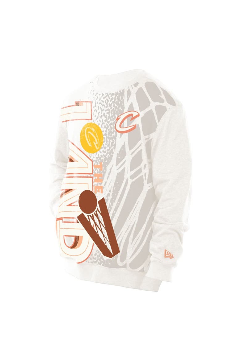 Men's New Era Tan Cleveland Cavaliers 2025/26 City Edition Sweatshirt, Alternate, color, Tan
