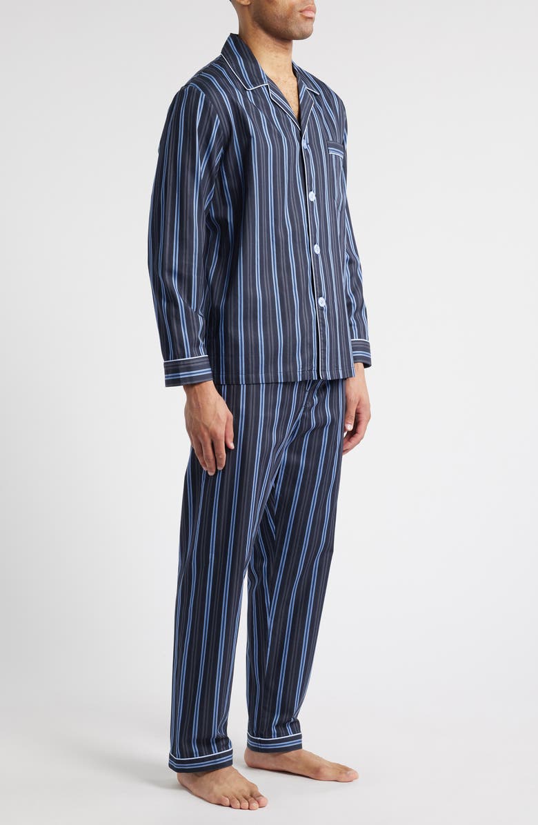 Majestic International Cotton Sateen Pajamas, Alternate, color, Stone