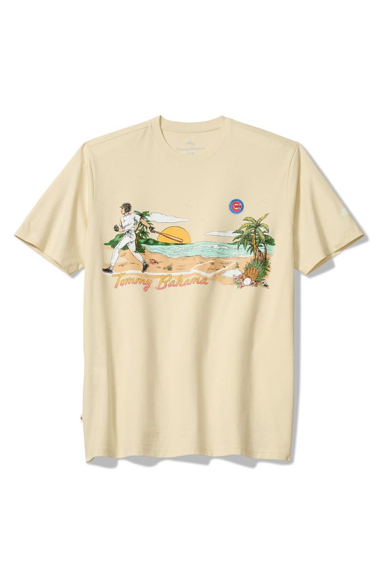 Cream Chicago Cubs Sunset Slugger T-Shirt, Main, color, Cream