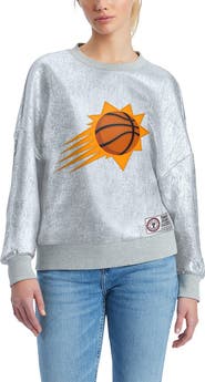 TOMMY JEANS Women's Tommy Jeans Silver Phoenix Suns Tracy Pullover Sweatshirt