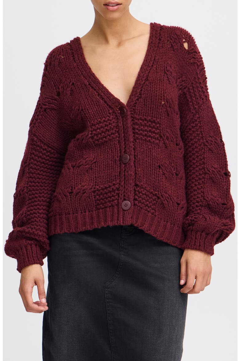 V-Neck Cardigan, Main, color, PORT ROYAL