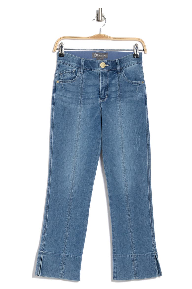 High Waist Kick Flare Jeans, Alternate, color, LIGHT BLUE