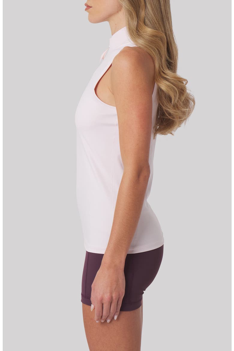 Tabitha Quarter Zip Performance Top, Alternate, color, PETAL PINK