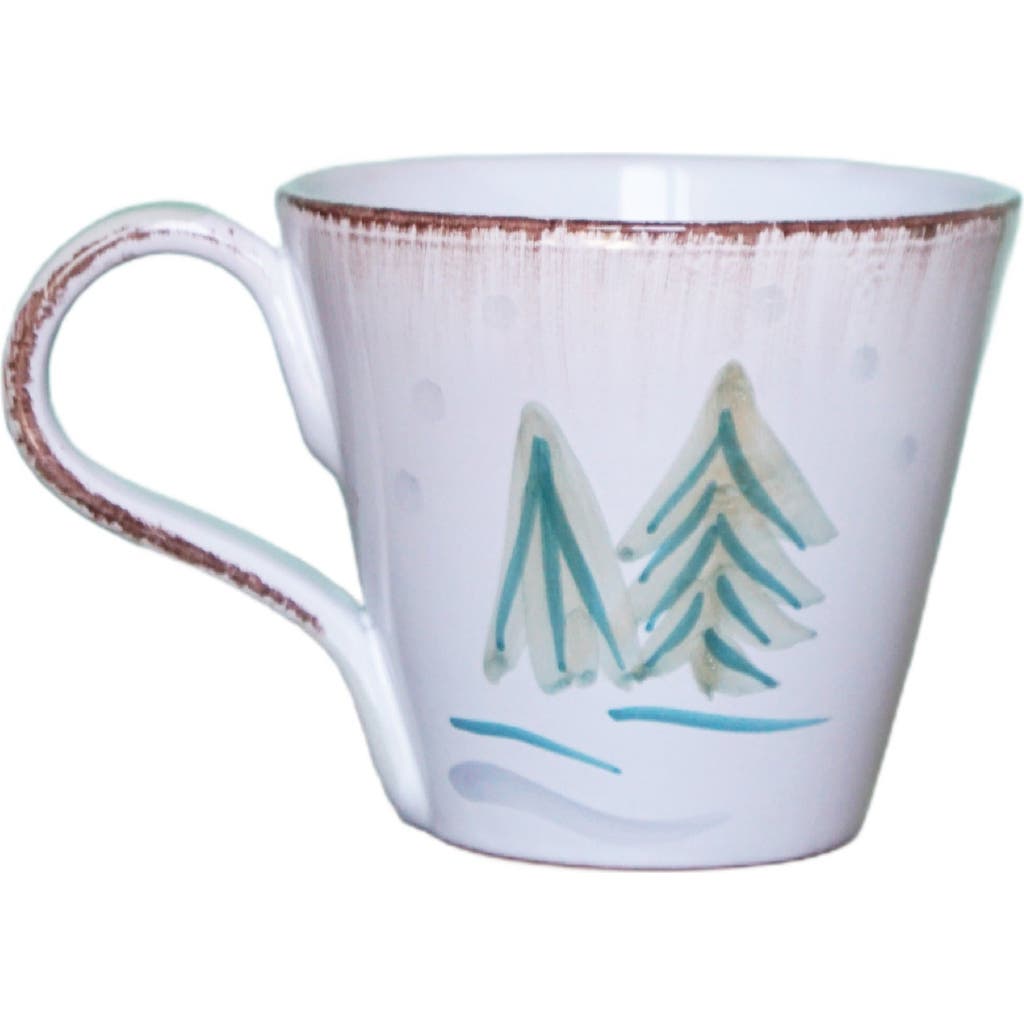 La Gabbianella Cortina (winter Trees) Mug In White