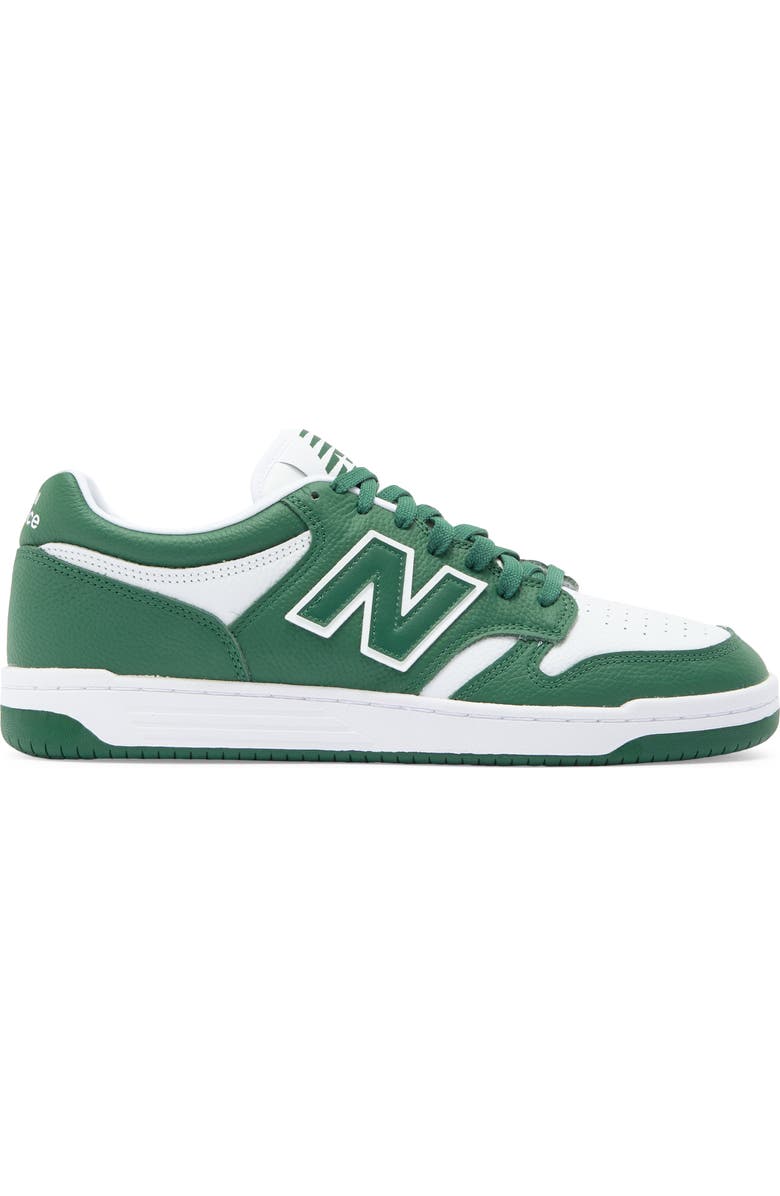 New Balance 480 Basketball Sneaker, Alternate, color, Team Forest Green/ White