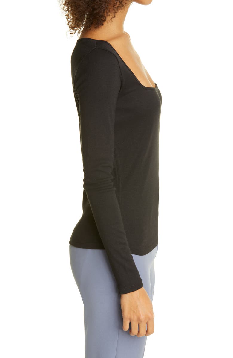 Vince Square Neck Long Sleeve Top, Alternate, color, 