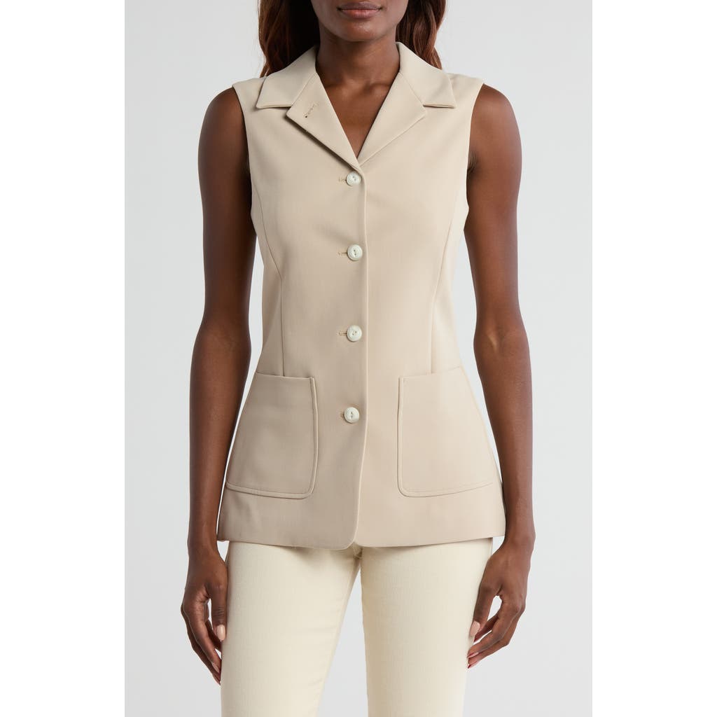 Rag & Bone Drea Vest In Tan