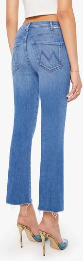 The Hustler Fray Ankle Slim Bootcut Jeans