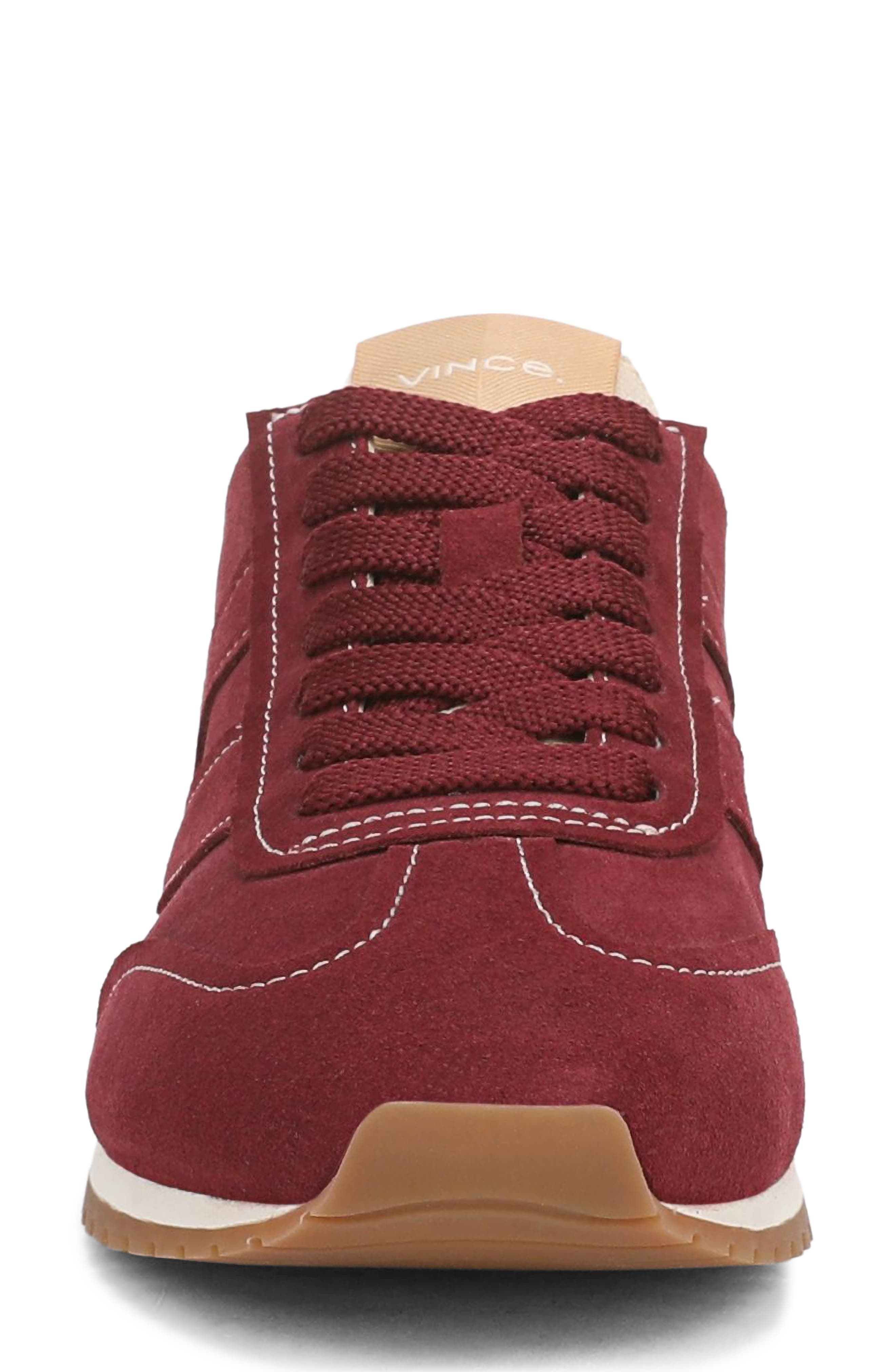 Oasis Runner Sneaker, Alternate, color, BLOODSTONE LEATHER