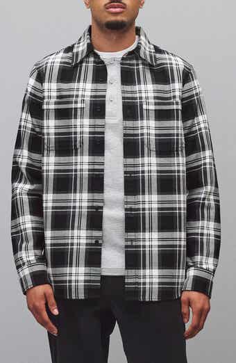 Union Plaid Cotton Button-Up Shirt