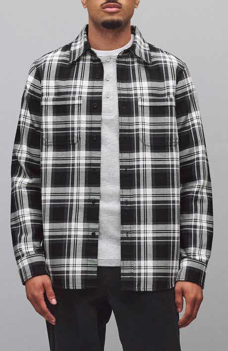 Union Plaid Cotton Button-Up Shirt