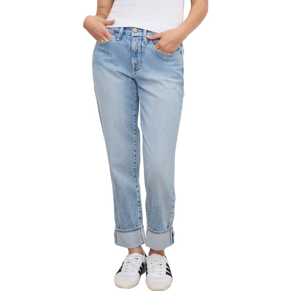 Good American The Weekender Petite High Rise Jeans In I750 In Indigo750