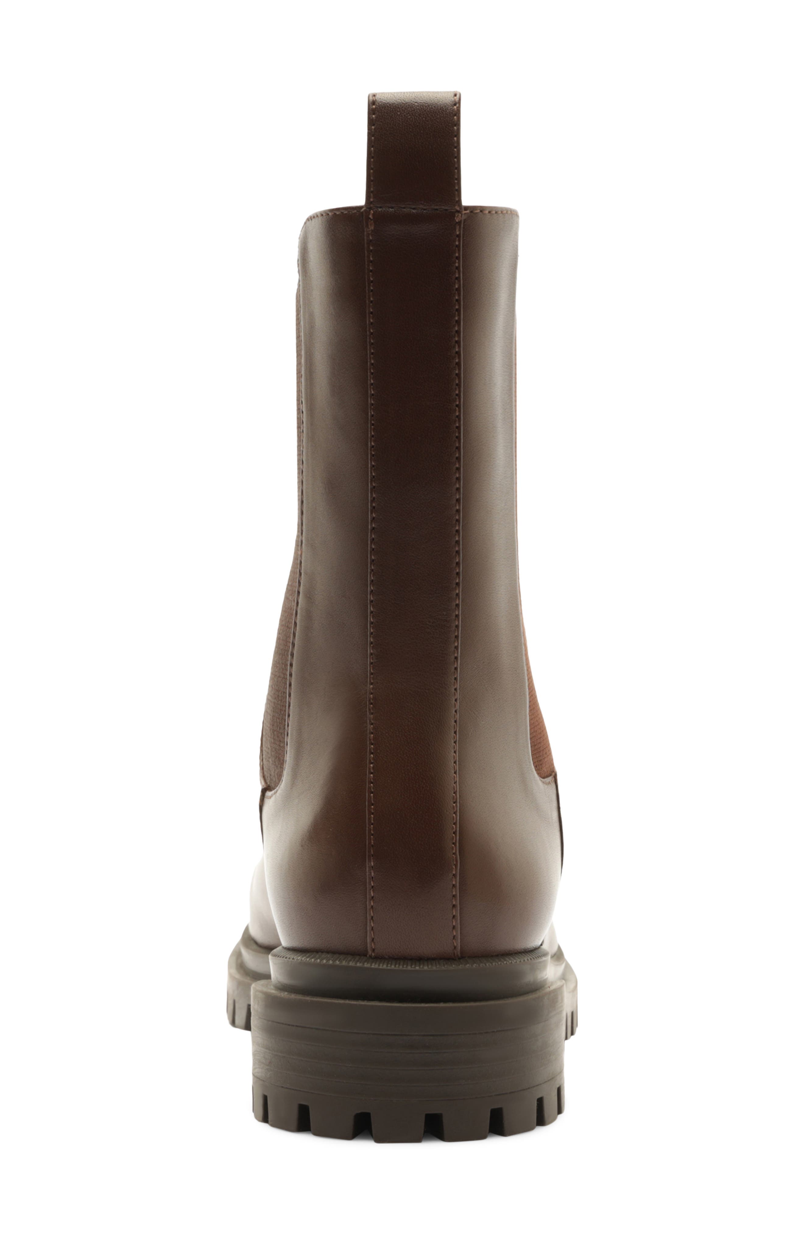 Brandy Lug Sole Chelsea Boot, Alternate, color, NEW COCOA