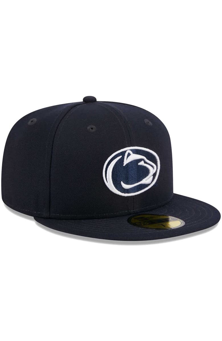 New Era Men's New Era Navy Penn State Nittany Lions 59FIFTY Fitted Hat, Alternate, color,