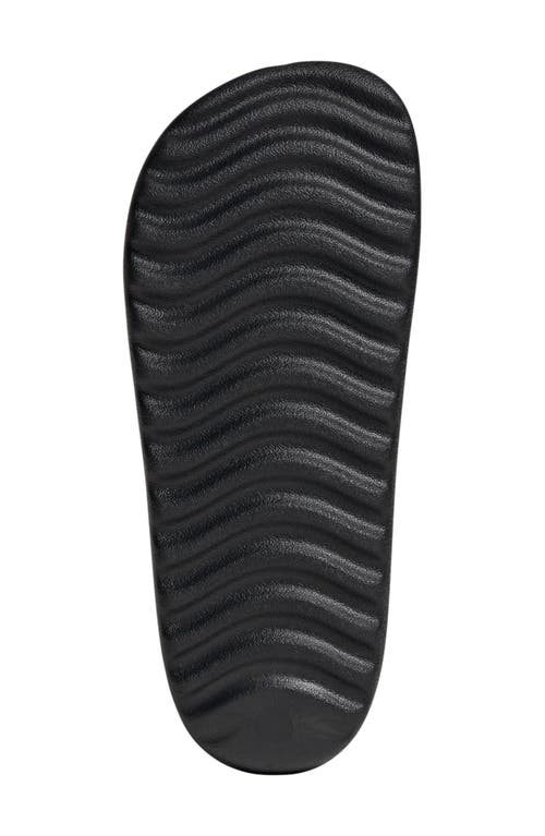 Adidas Originals Adidas Adilette Lumia Slide Sandal In Black/black/black