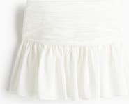 H&M Ruched-waist Mini Skirt