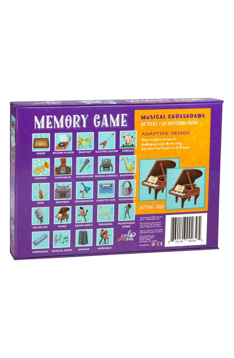 Upbounders<sup>®</sup> 48-Piece Musical Crossroads Memory Game, Alternate, color, Multi