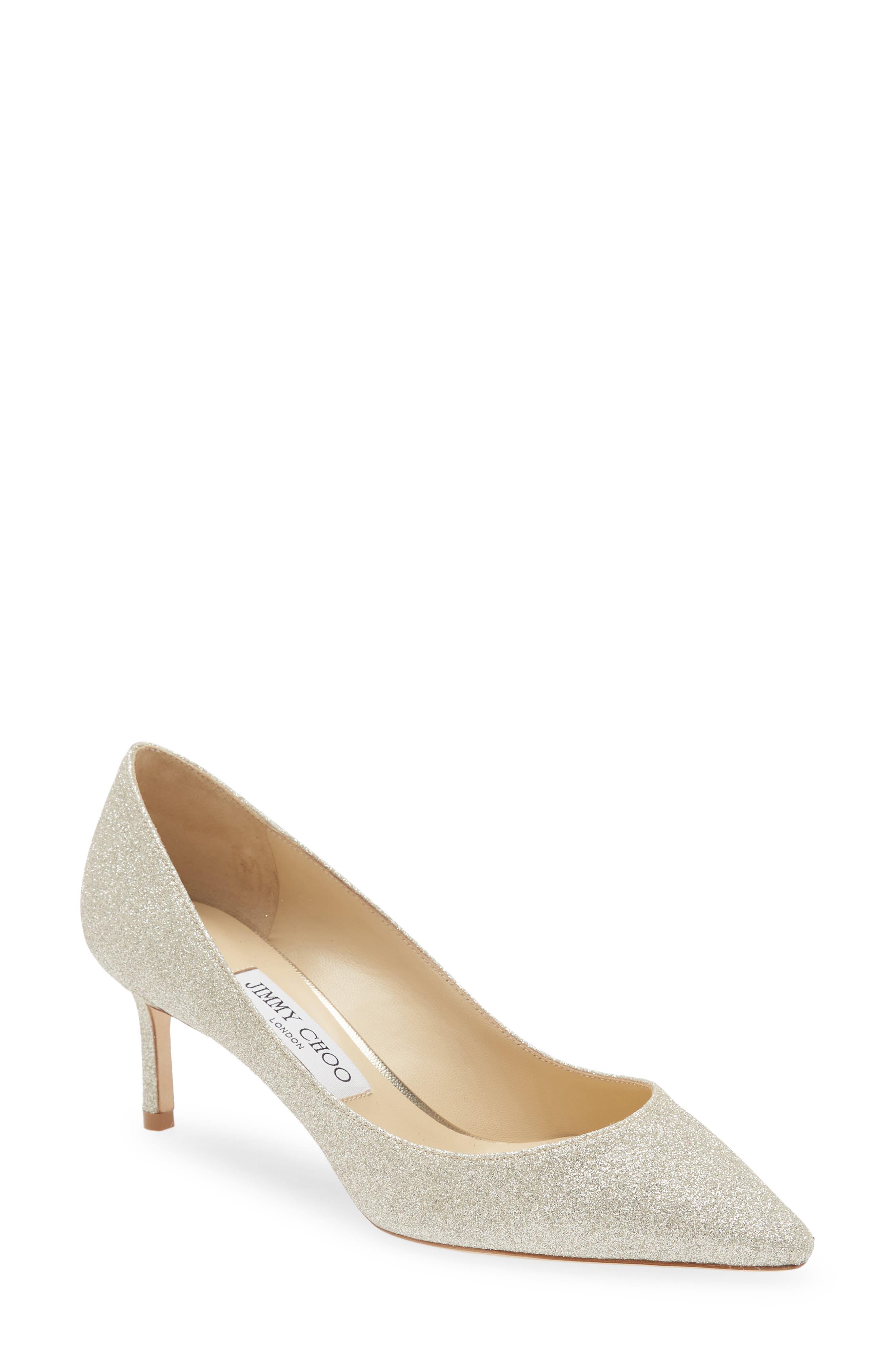 Romy Dusty Glitter Pump, Main, color, PLATINUM ICE