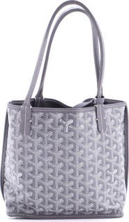 Pre-Owned Goyard Anjou Reversible Tote Coated Canvas Mini