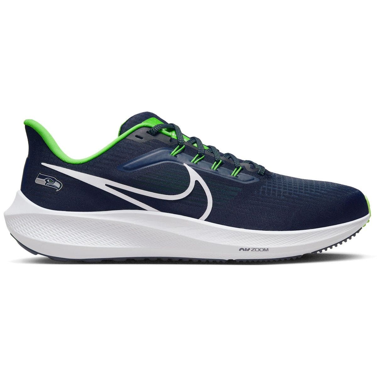 Nike Unisex Nike College Navy Seattle Seahawks Zoom Pegasus 39 Running Shoe, Alternate, color, 