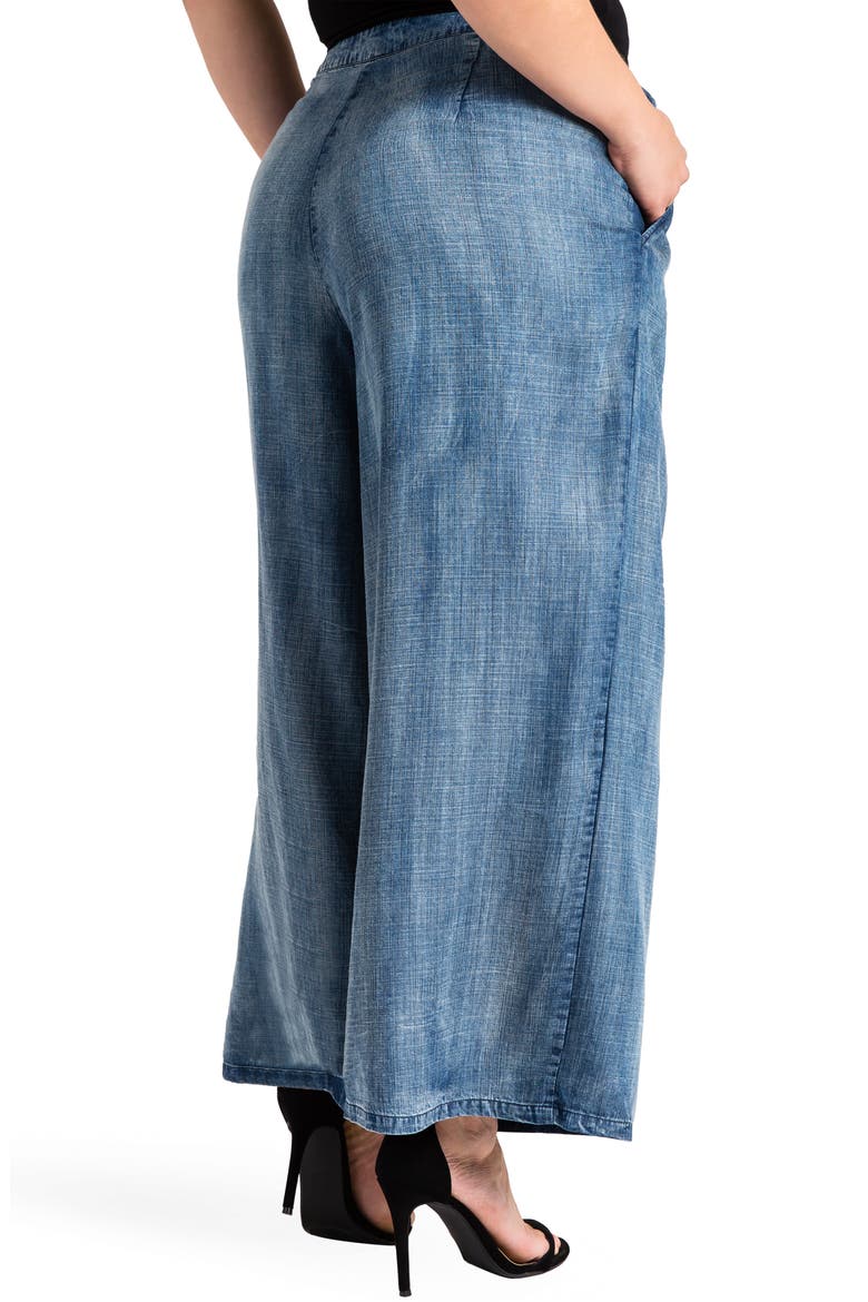 Sophi Crop Wide Leg Pants, Alternate, color, MEDIUM BLUE