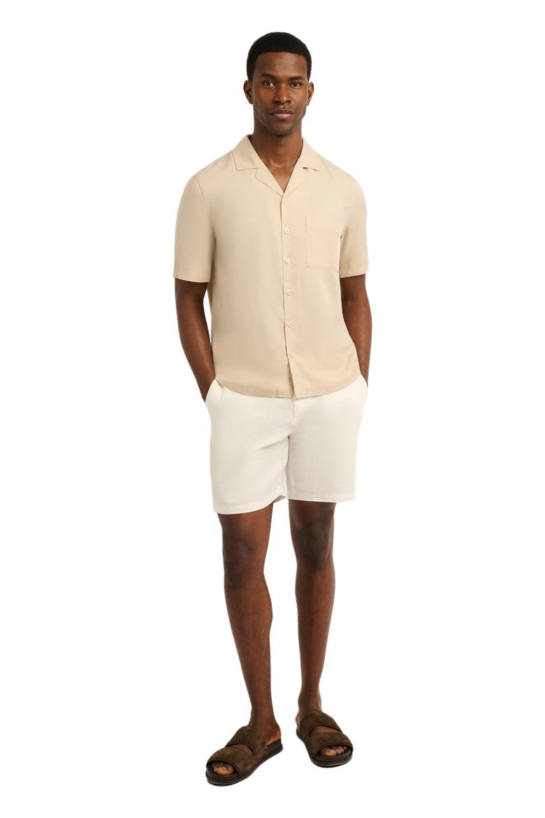 Lyocell Vacation Shirt, Main, color, STONE