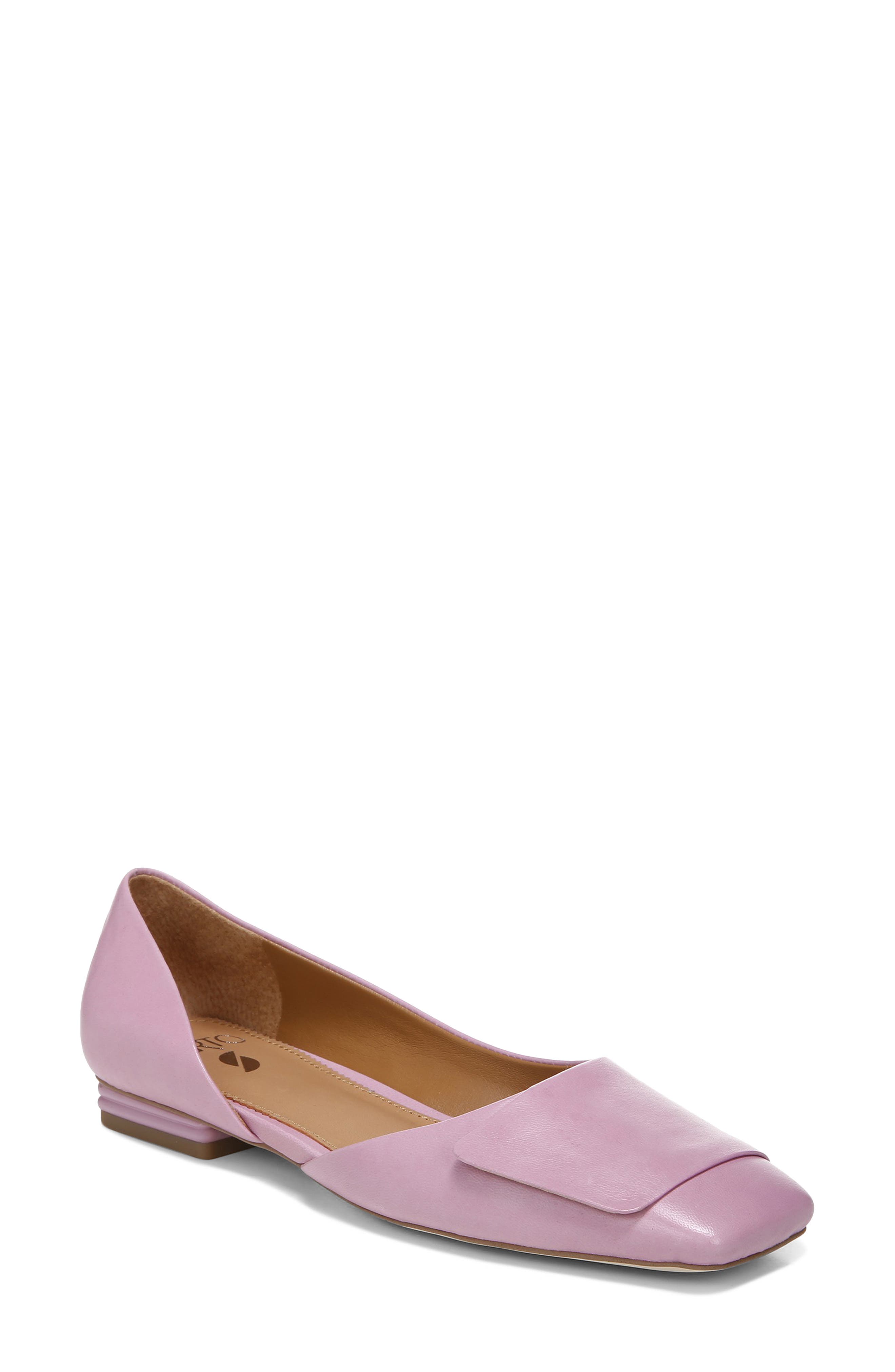 Tracy Half d'Orsay Flat, Main, color, ORCHID LEATHER