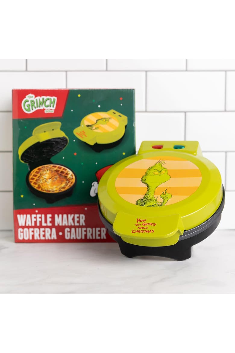 Dr Seuss The Grinch Round Waffle Maker, Alternate, color, None