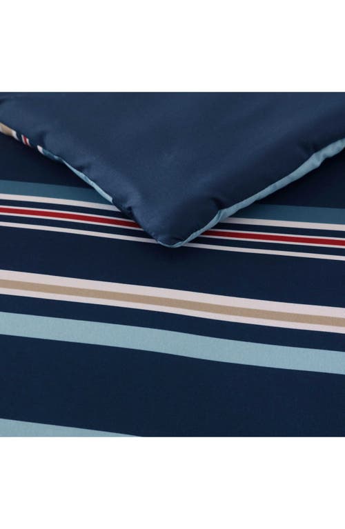 Nautica Colton Stripe Comforter Bonus Set In Captains Blue