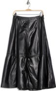 Simkhai Ryma Leather Midi Skirt