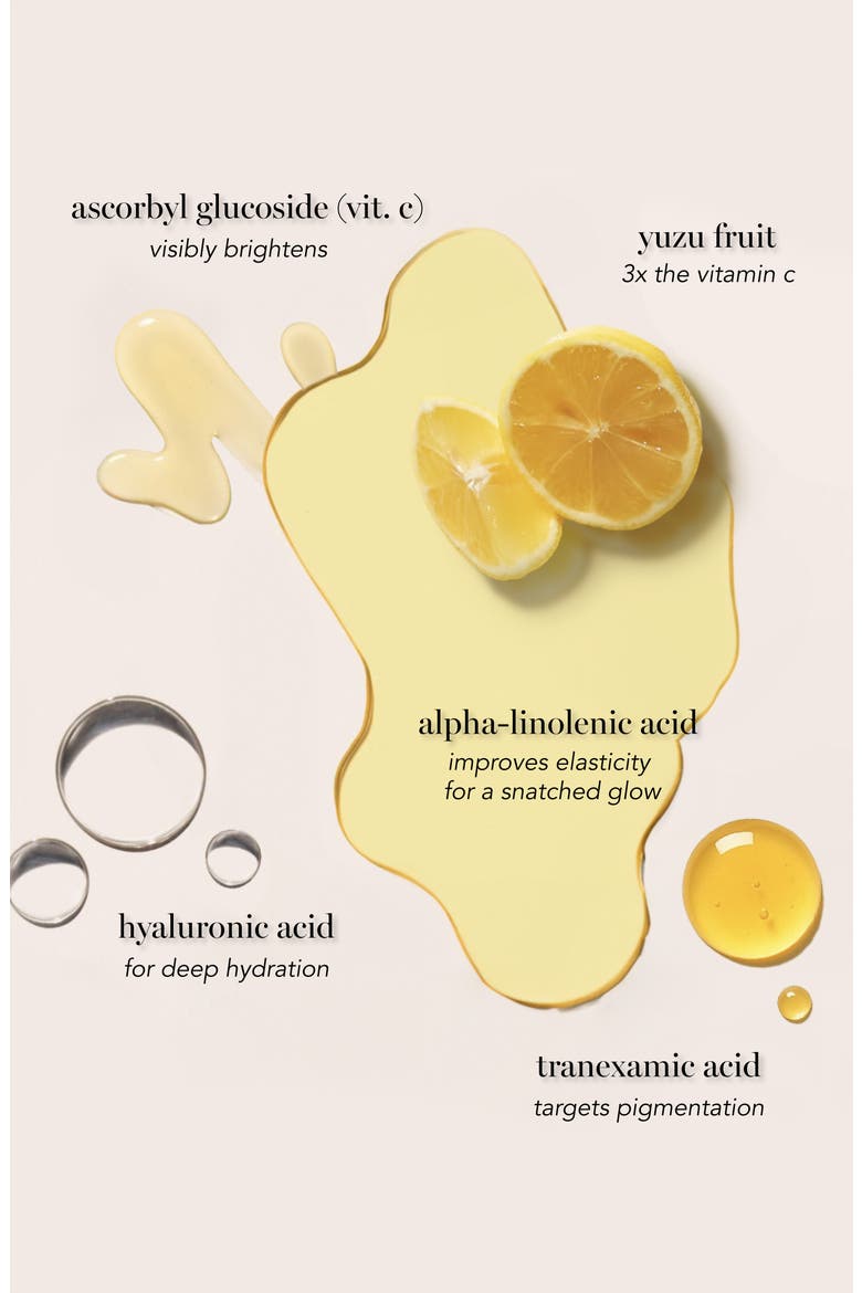 Set of 4 Yuzu Vitamin C Butterfly Hydrogel Mask, Alternate, color, NO COLOR